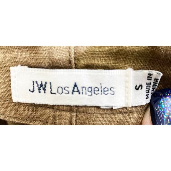 Johnny Was Women's Burken Linen Shorts Camouflauge Floral Embroidery Drawstring - Picture 7 of 8